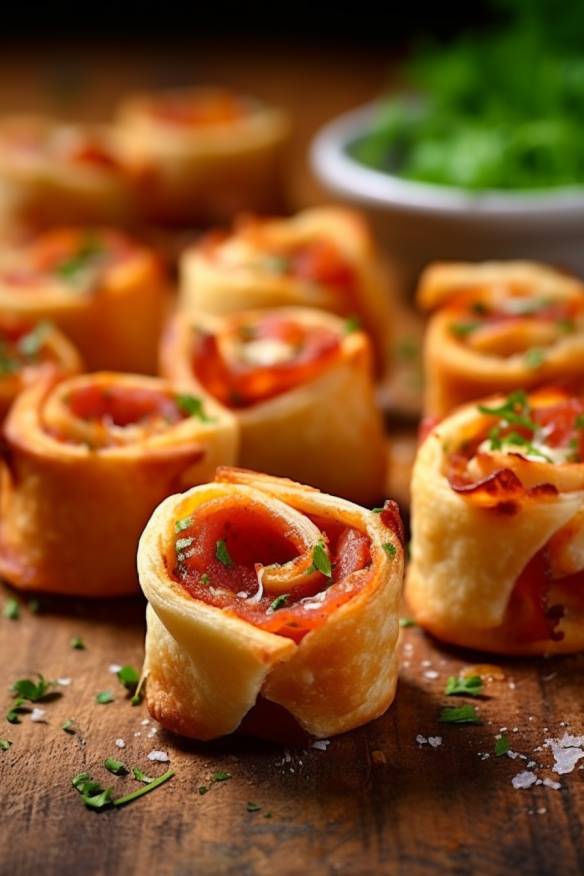 Mini-Pizza-Schnecken - Der perfekte Snack für deine nächste Party