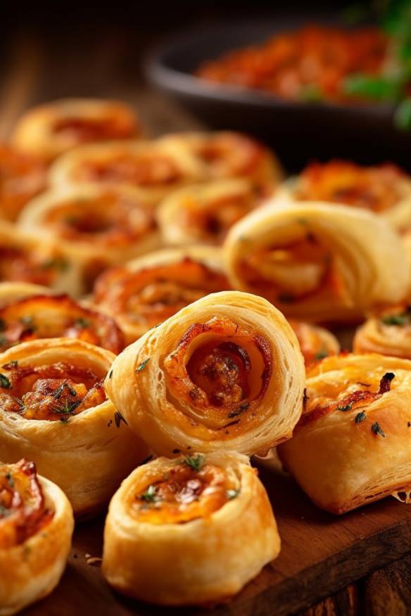 Mini-Pizza-Schnecken - Der perfekte Snack für deine nächste Party