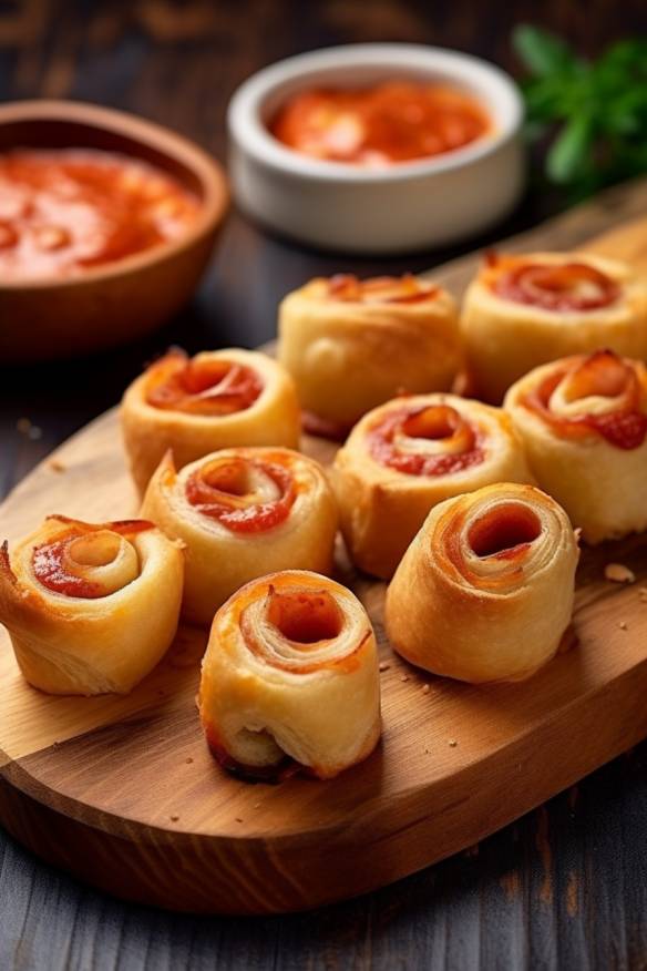 Mini-Pizzaschnecken - Geburtstagsessen Fingerfood