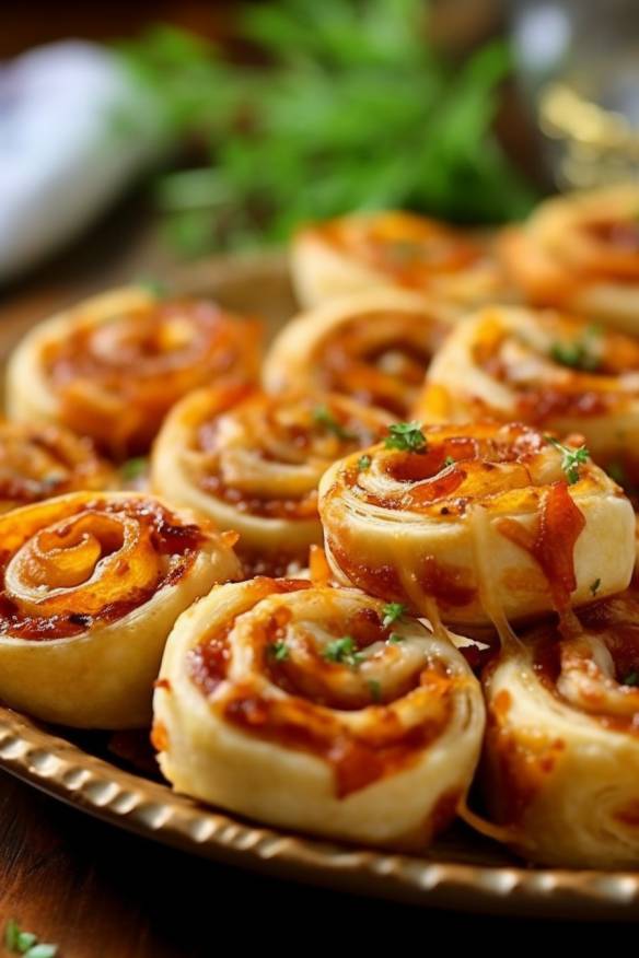 Mini-Pizzaschnecken - Der perfekte Fingerfood-Snack für die Babyparty