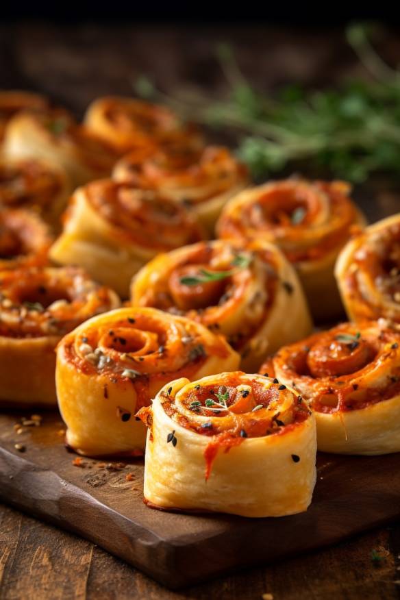 Mini-Pizzaschnecken