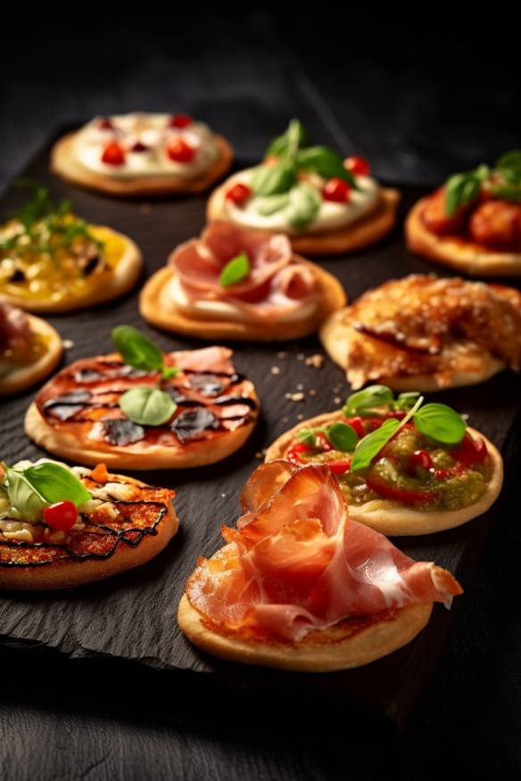 Mini-Pizza-Snacks - Perfektes Italian Fingerfood