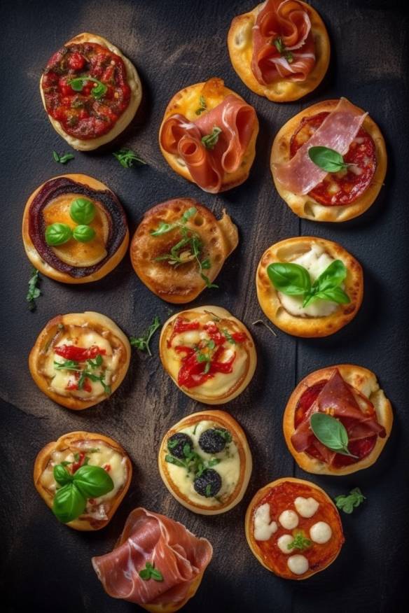 Mini-Pizza-Snacks - Perfektes Italian Fingerfood