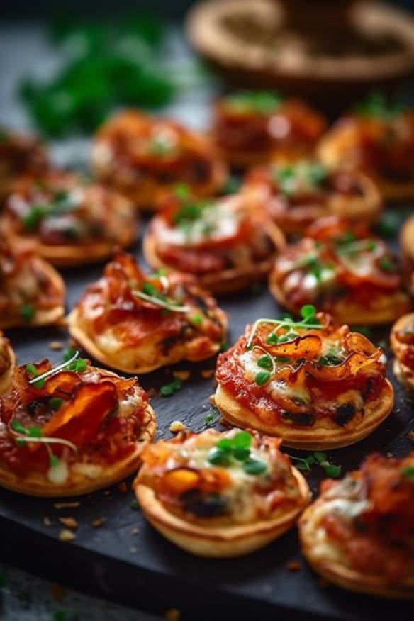 Mini-Pizzen - Perfektes Fingerfood für die nächste Party