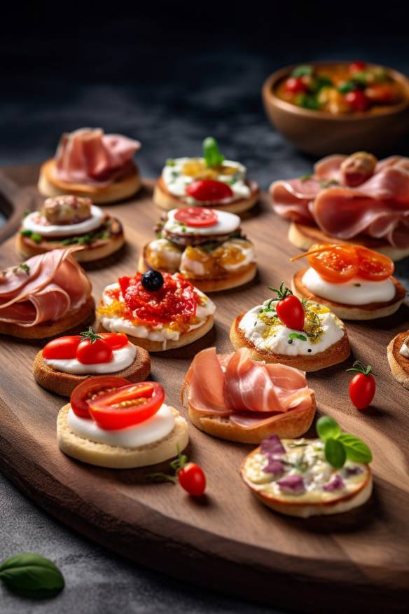 Mini-Pizzen als Fingerfood