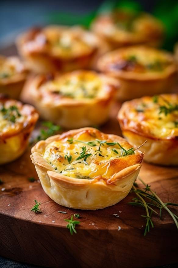 Mini Quiches - Perfekte Häppchen für die Babyparty