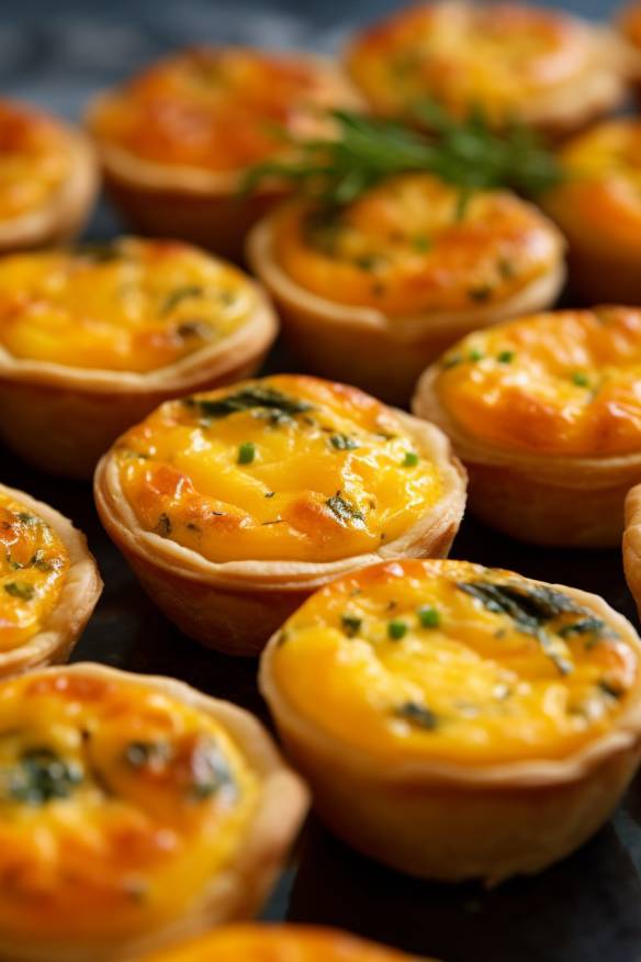 Mini Quiches - Perfekte Häppchen für die Babyparty