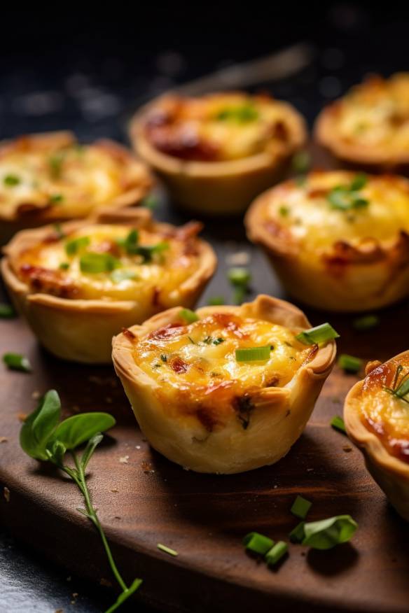 Knusprige Mini-Quiches – Perfektes Fingerfood für 30 Personen