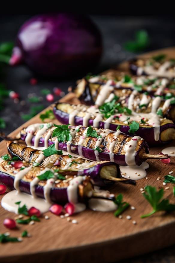 Ottolenghis Auberginen-Tahini-Fingerfood