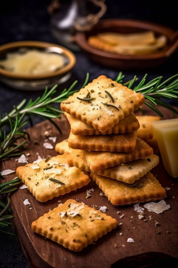 Parmesan-Kekse mit Rosmarin