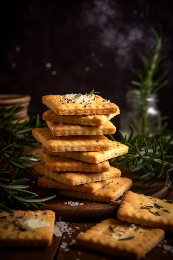 Parmesan-Kekse mit Rosmarin