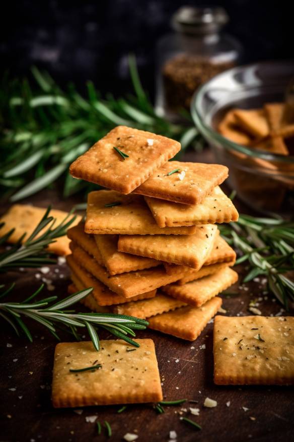 Parmesan-Kekse mit Rosmarin