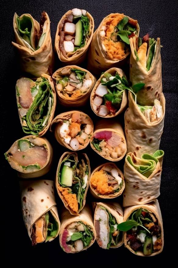 Party Wraps - Kalte Fingerfood-Variante für jede Feier