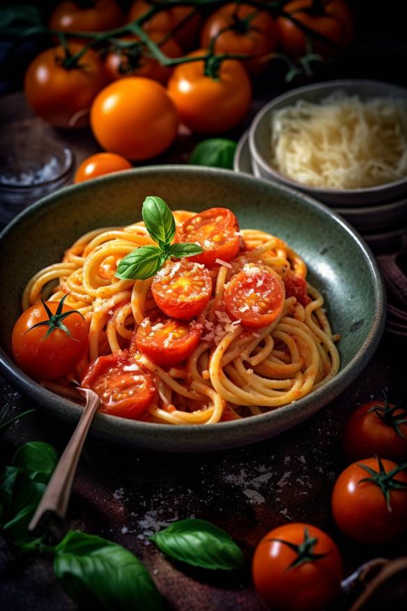 Pasta mit Tomatensoße