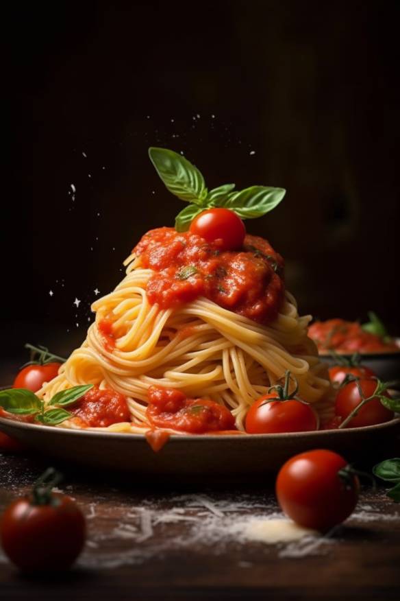 Pasta mit Tomatensoße