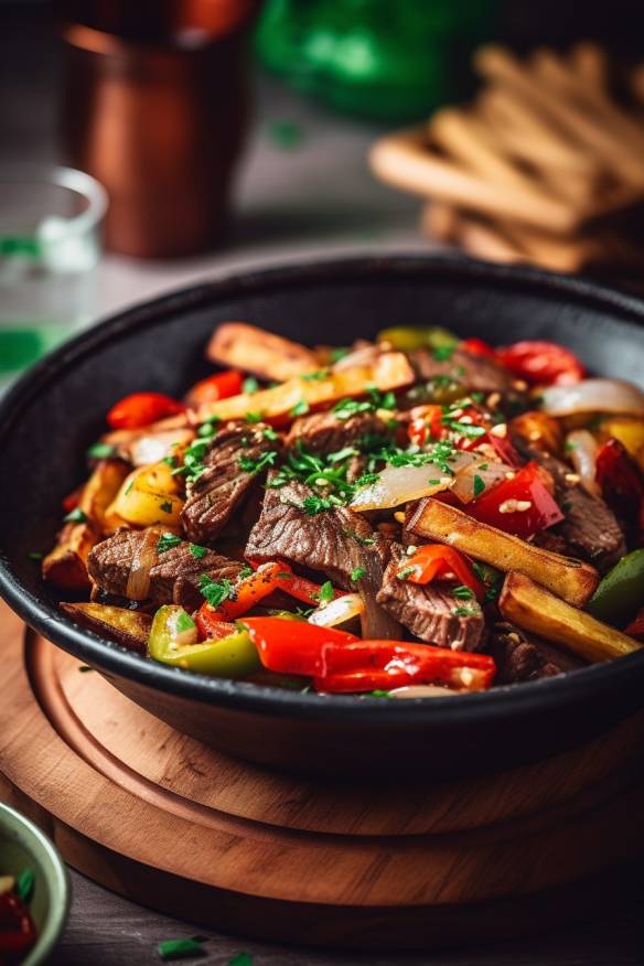 Peruanisches Lomo Saltado - Ein Klassiker der New World Küche