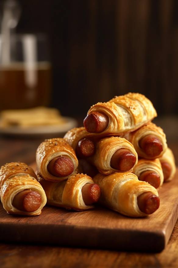 Würstchen im Schlafrock - Fingerfood mit Würstchen