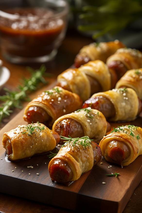 Würstchen im Schlafrock - Fingerfood mit Würstchen