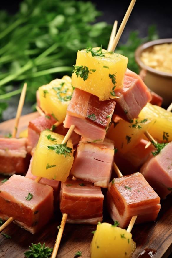 Ananas-Schinken-Spieße - Leckeres Fingerfood für jede Party