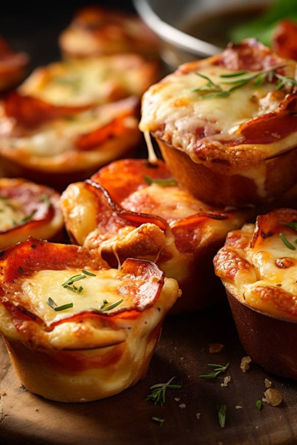 Pizza-Muffins - Fingerfood für unterwegs