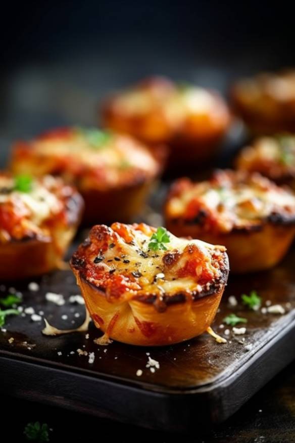 Pizza-Muffins - Fingerfood für unterwegs