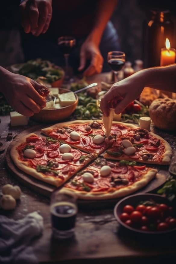 Pizza-Abend mit Freunden - Gemeinsam kochen Ideen