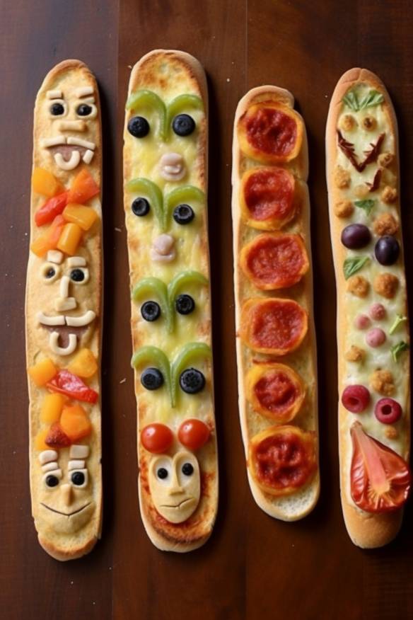 Pizza Baguettes - Kochideen mit Kindern