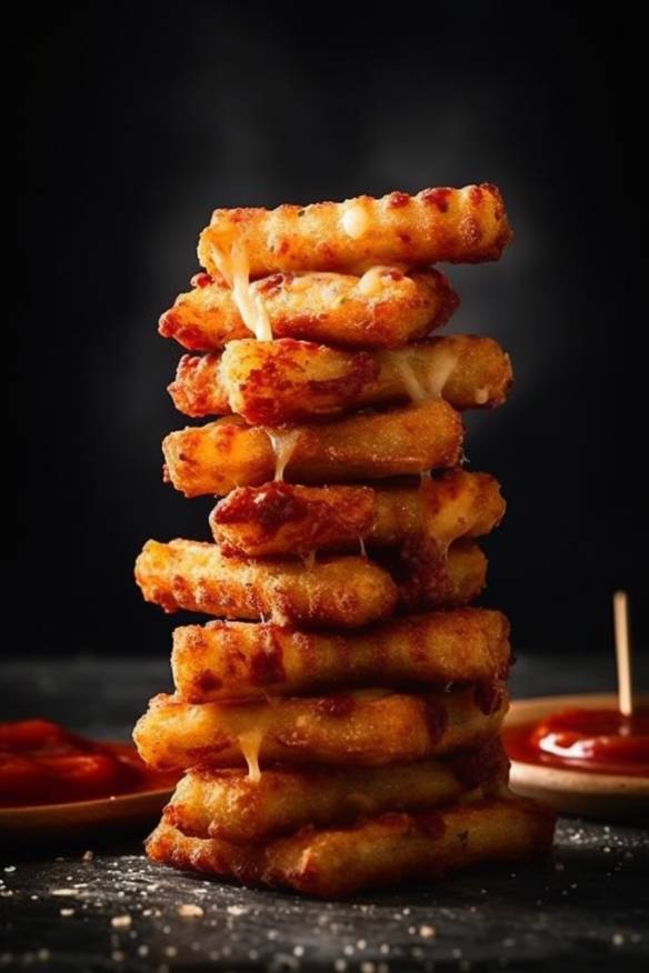 Pizza-Sticks - Knuspriges Fingerfood aus Pizzateig