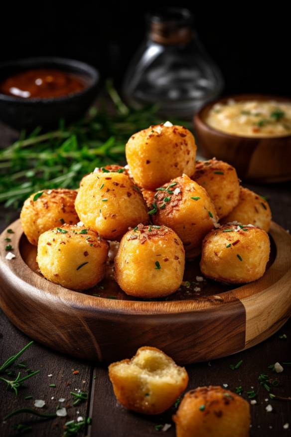 Kartoffel-Feta-Bällchen - Fingerfood aus Kartoffeln