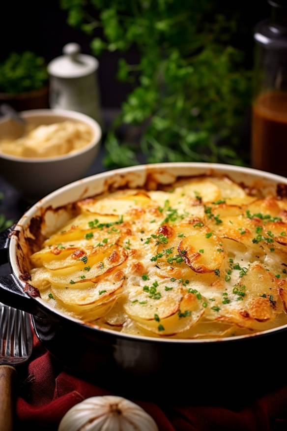 Kartoffelgratin.