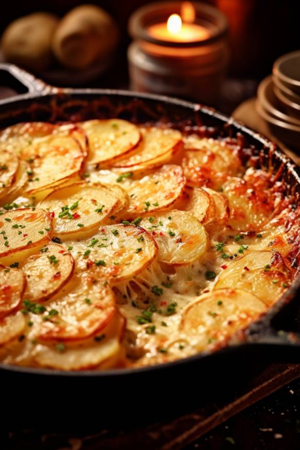 Kartoffelgratin.