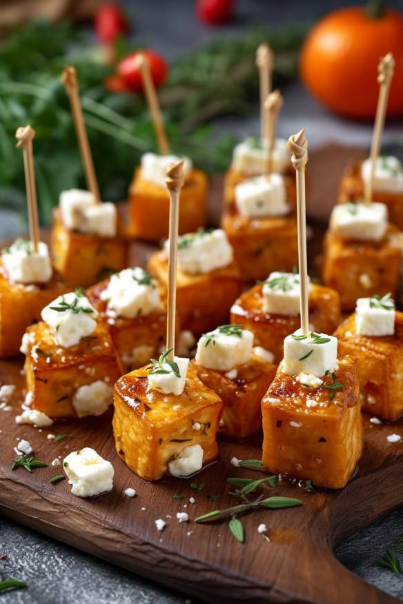 Kartoffel-Feta-Spieße - Leckeres Fingerfood für jede Party