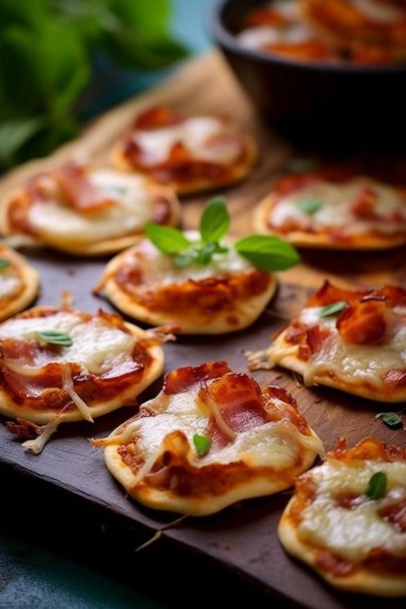 Schnelle Mini-Pizzen - Perfektes Fingerfood für die Party