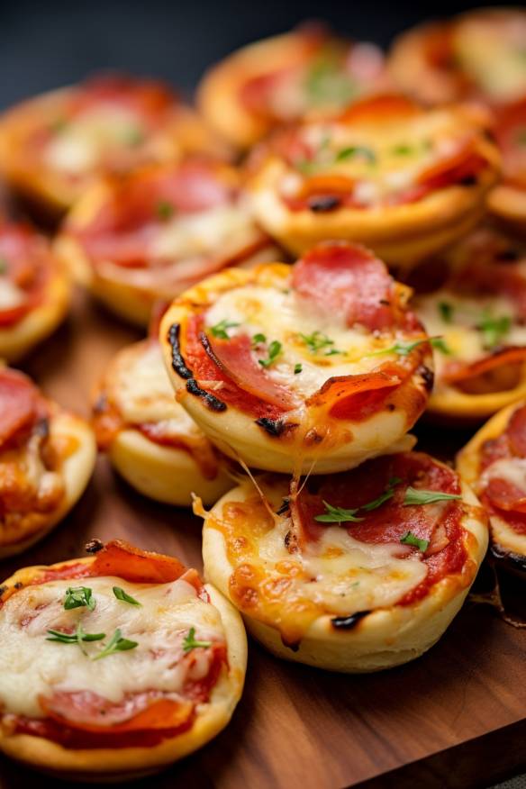 Schnelle Mini-Pizzen - Perfektes Fingerfood für die Party