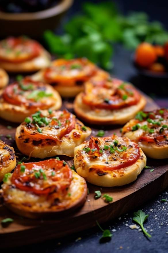 Schnelle Mini-Pizzen - Perfektes Fingerfood für die Party