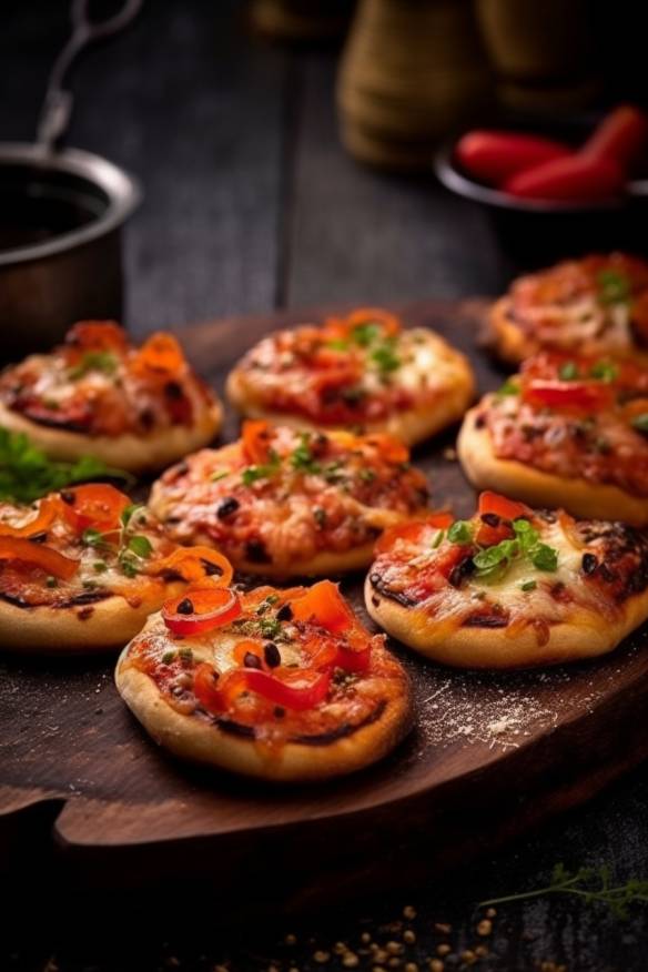 Schnelle Mini-Pizzas - Kleine Snacks für jede Gelegenheit