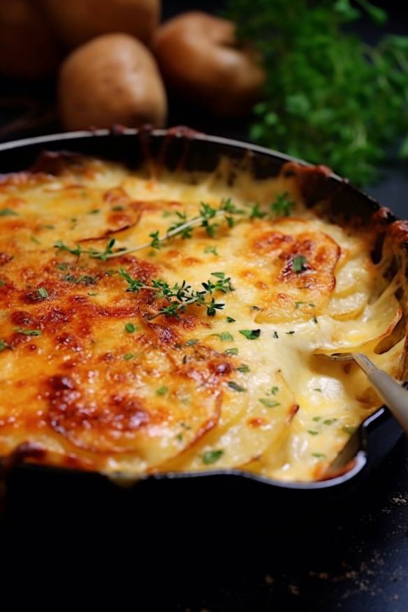 Schnelles Kartoffelgratin - Ein klassisches Kochrezept aus Frankreich