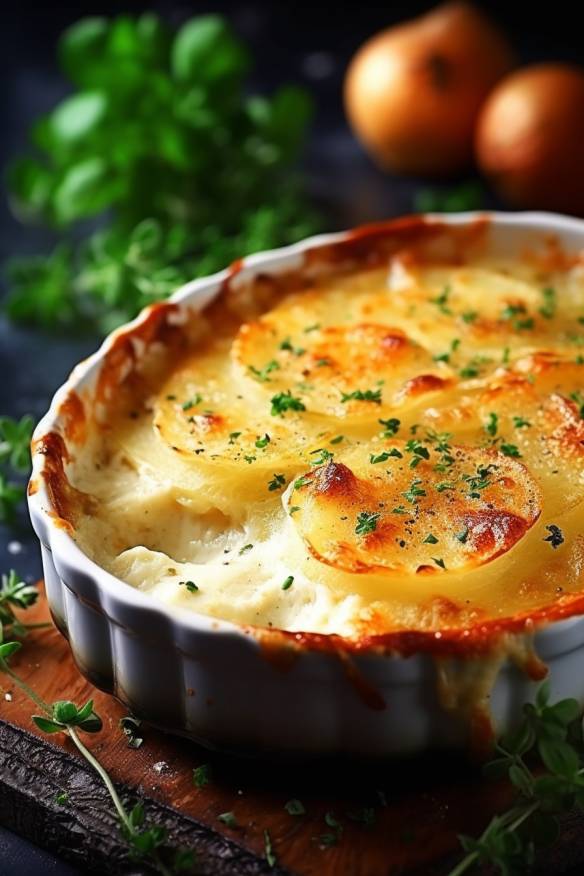 Schnelles Kartoffelgratin - Ein klassisches Kochrezept aus Frankreich