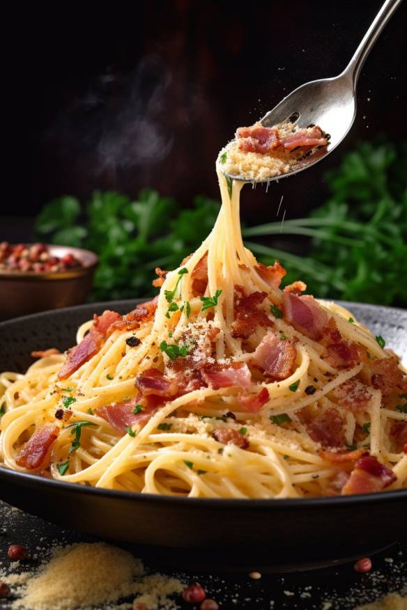 Schnelles Spaghetti Carbonara Rezept