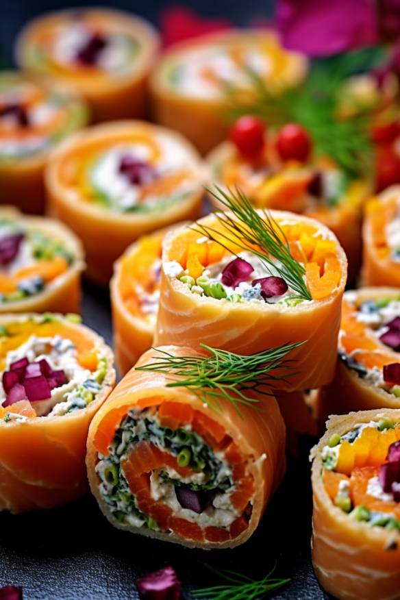 Schnelles Fingerfood ohne Backen - lecker, bunt und einfach