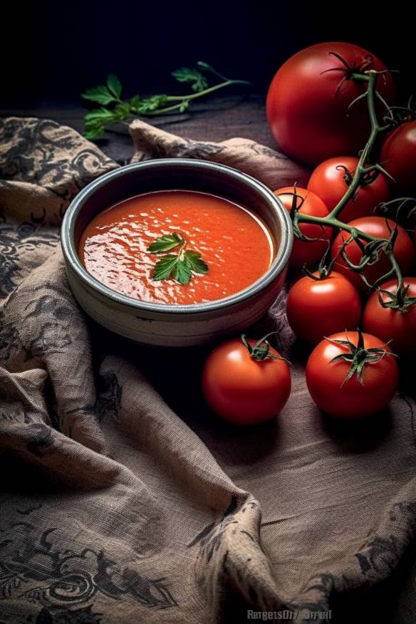 Schnelle und einfache Tomatensuppe