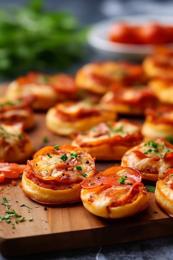 Schnelle Mini-Pizzas - Perfekter Fingerfood Snack für jede Party