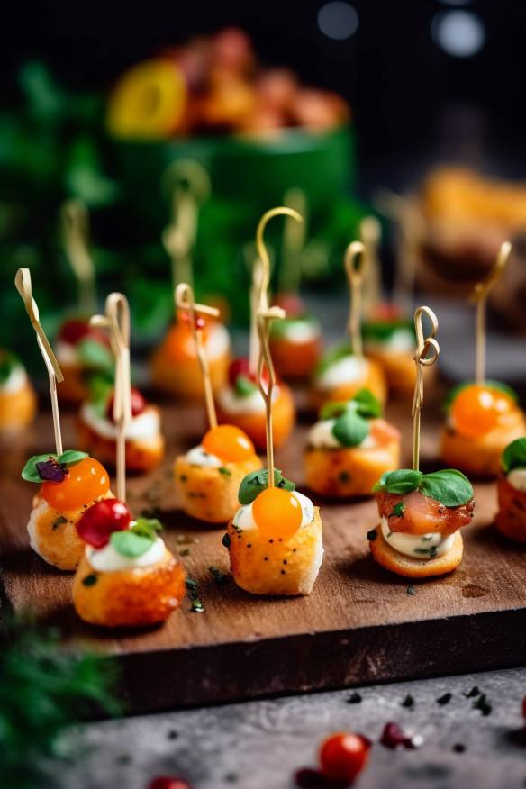 Schnelles Fingerfood für die Hochzeit - Leckere Häppchen in Minutenschnelle zubereitet.