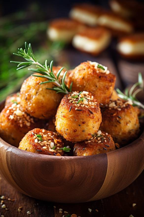 Quinoa-Feta-Bällchen - Gesundes Fingerfood für den schnellen Genuss.