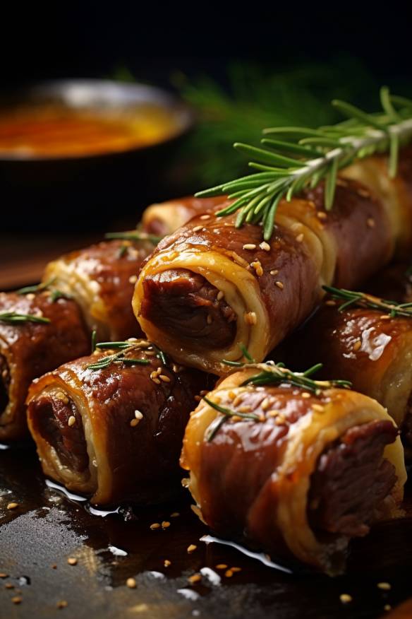 Roastbeef-Röllchen - Perfektes Fingerfood für jeden Anlass