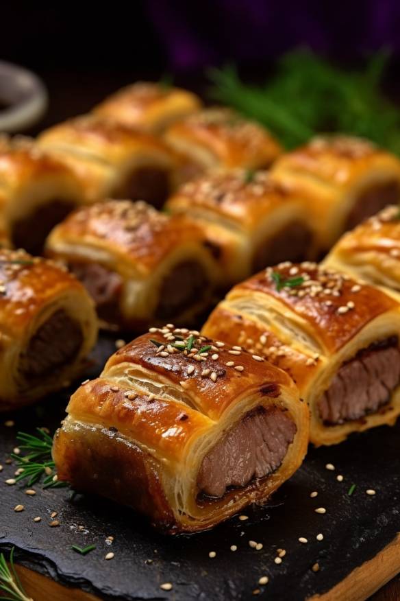 Roastbeef-Röllchen - Perfektes Fingerfood für jeden Anlass