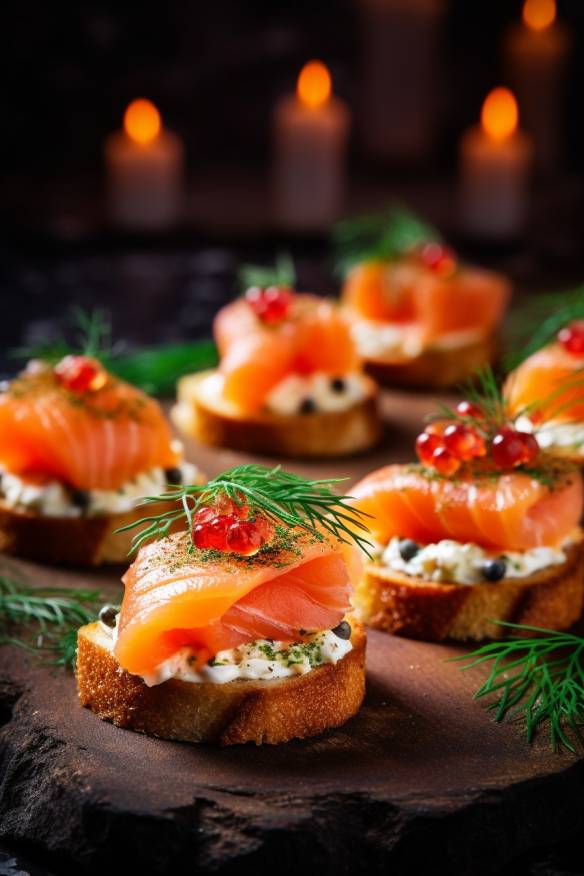 Lachs Canapés