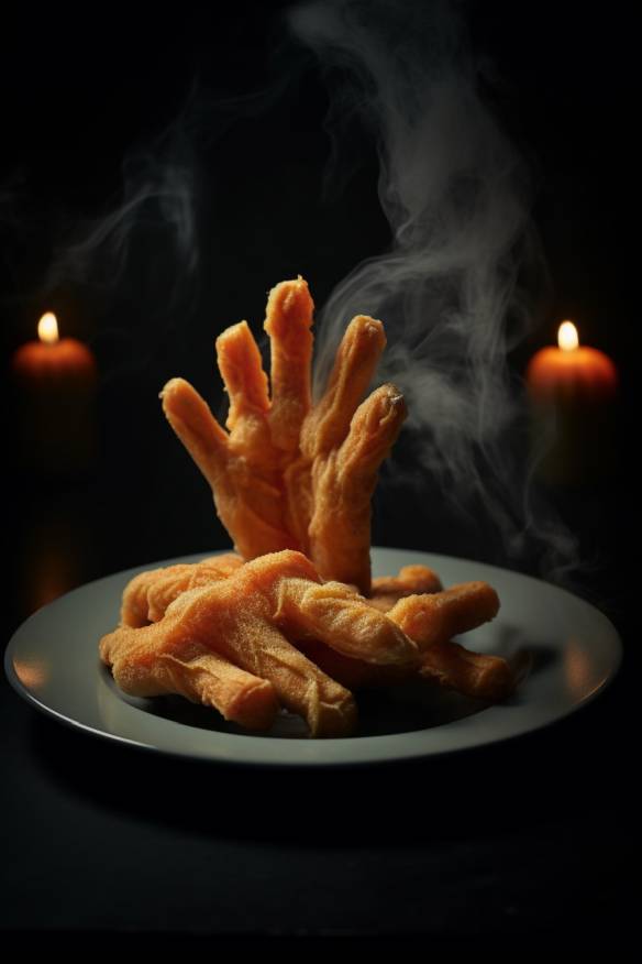 Blutige Finger aus Würstchen - Herzhaftes Halloween-Fingerfood