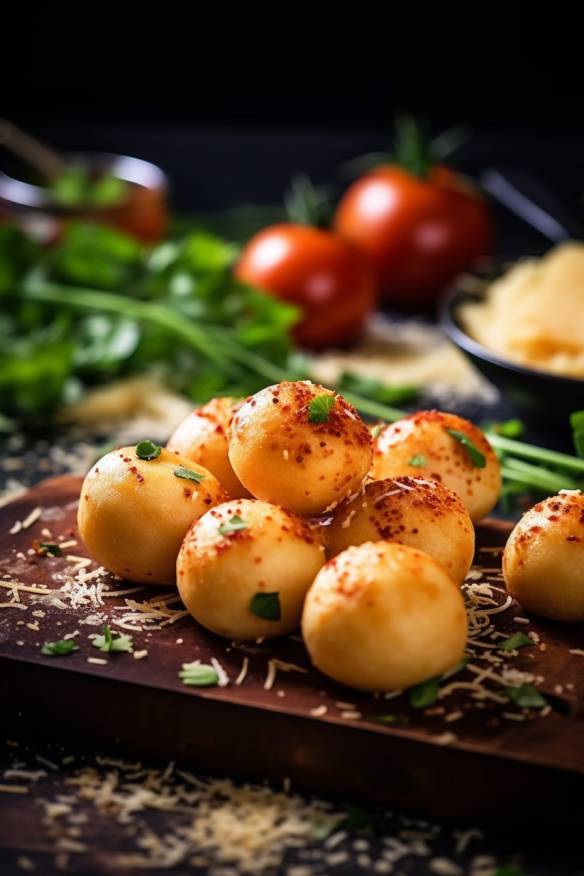 Pikante Käsebällchen - Fingerfood zum Vorbereiten am Vortag