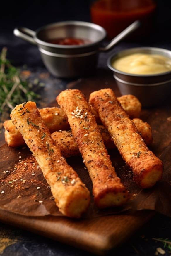 Käse-Lauch-Taschen - Perfekte Party Snacks zum Backen